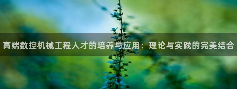 天辰娱乐赌博:高端数控机械工程人才的培养与应用:理论与实践的完美结合
