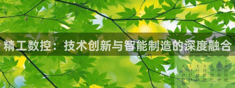 天辰娱乐7天22650：精工数控：技术创新与智能制造的深度融合